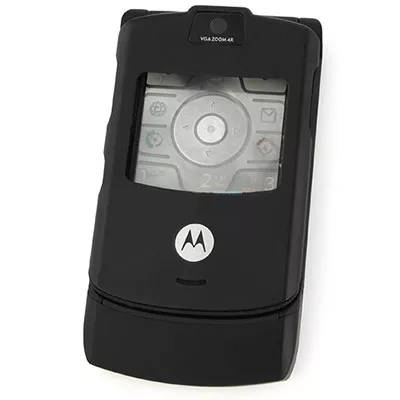 Корпус для Motorola Rezr V3 с кнопками (черный)