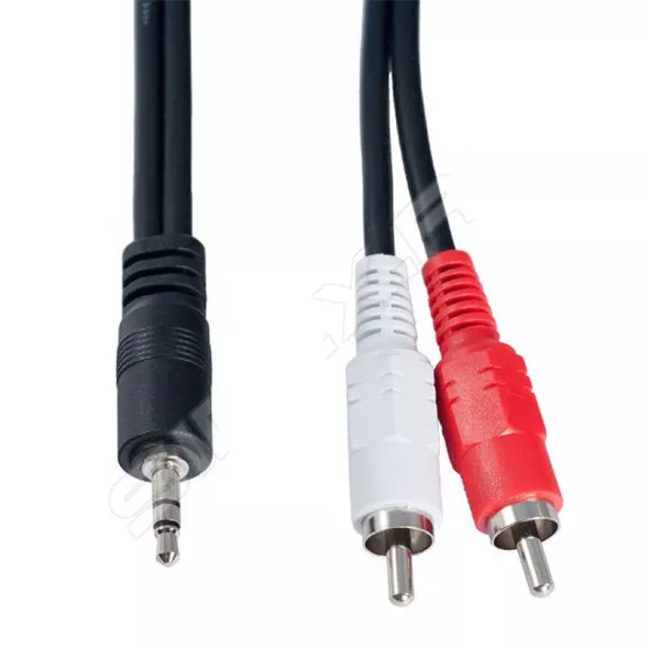 Кабель AUX Jack 3,5mm - 2xRCA Perfeo J2002 1.5м