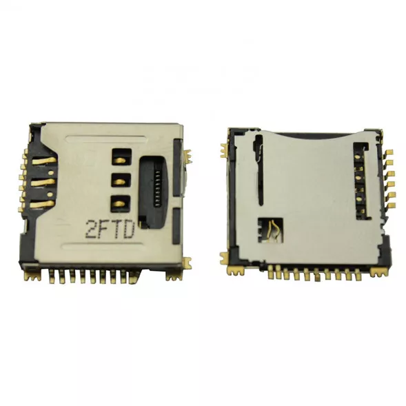 Коннектор SIM+MMC для Samsung S5230, C3010, P900 и другие