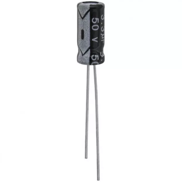 Конденсатор 3.3 UF 50V 105*C 5*11 (JWCO)