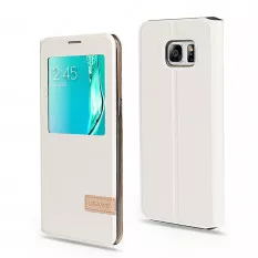 Чехол Usams с окном информации для Samsung Galaxy S6 EDGE+ G928 (Белый)