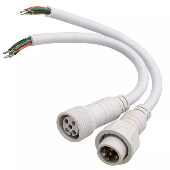 Разъем 5pin WP L=40 D=21.5mm 5*0.2mm2