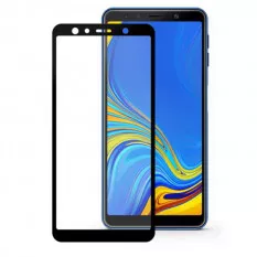 Защитное стекло 3D для Samsung Galaxy A7 (2018) A750 (черный)