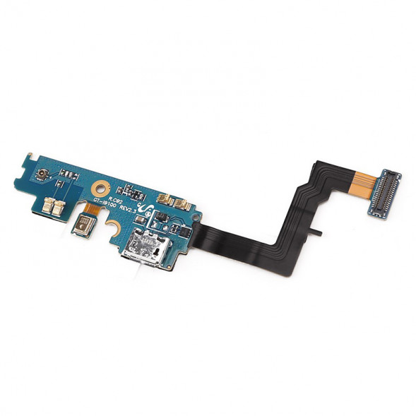 Шлейф для Samsung Galaxy S2 GT-i9100 с разъемом зарядки, микрофоном