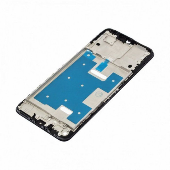 Рамка дисплея для Huawei Honor X7a (RKY-LX1) (Черная) средняя часть корпуса