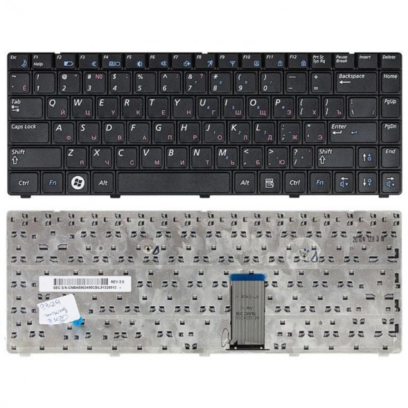 Клавиатура для ноутбука Samsung R420 R418 R423 R425 R428 R429 R469 RV410 RV408 (черная) 002329